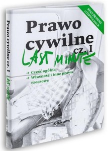 LAST MINUTE. PRAWO CYWILNE CZ.1 1.06.2022