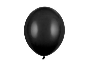 BALONY STRONG PASTEL BLACK 30CM 10SZT