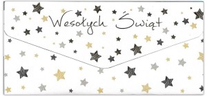 KARNET-KOPERTA WESOŁYCH ŚWIĄT