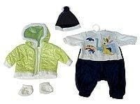 UBRANKO DLA LALKI BOBAS 45CM, ADAR