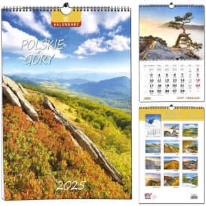 KALENDARZ 2025 7 PLANSZ B3 POLSKIE GÓRY
