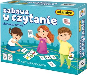 ZABAWA W CZYTANIE - KARTY, ADAMIGO