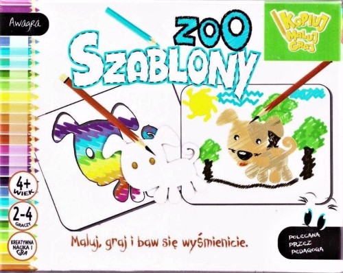 Maluj i graj - szablony zoo, Fan