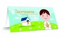 ZAPROSZENIE - KOMUNIA CHŁOPIEC KOLOR (10 SZT.)