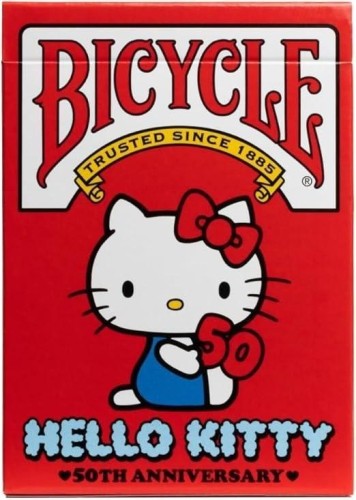 Karty Hello Kitty 50th Anniversary BICYCLE, Quint