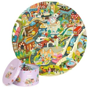 PUZZLE OKRĄGŁE 150 ŻYCIE W MIEŚCIE, BOPPI