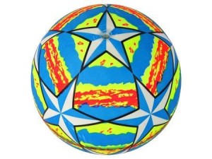 PIŁKA GUMOWA 22CM NIEBIESKA, LEANTOYS