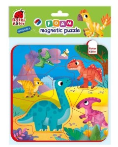 PIANKOWE PUZZLE MAGNETYCZNE. DINOZAURY