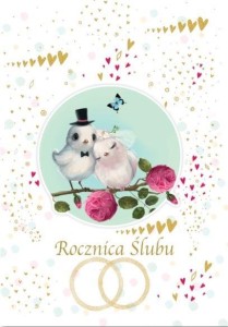 KARTKA OKOLICZNOŚCIOWA ROCZNICA ŚLUBU TG11