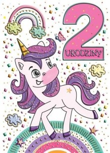 KARNET B6 URODZINY 2 - JEDNOROŻEC