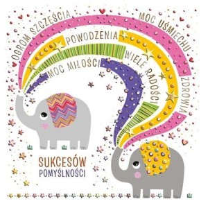 KARNET KW URODZINY - SŁONIE