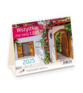 KALENDARZ 2025 NA BIURKO - WSZYSTKO MA SWÓJ CZAS