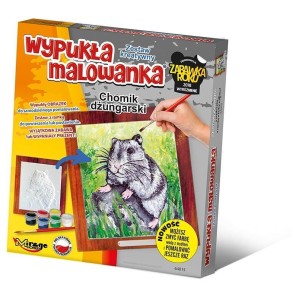WYPUKŁA MALOWANKA FUTRZAK - CHOMIK DŻUNGALSKI