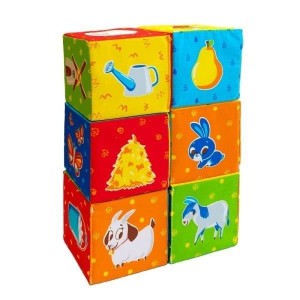 MIĘKKIE KOSTKI - ZESTAW KLOCKÓW MC090601-05