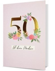 KARNET B6 URODZINY 50