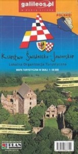 MAPA TURYSTYCZNA - KSIĘSTWO ŚWIDNICKO - JAWORSKIE