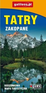 ZAKOPANE - TATRY - MAPA KIESZONKOWA