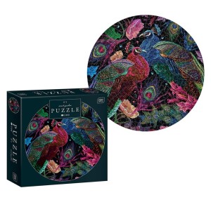 PUZZLE 500 ROUND SECRET GARDEN 1, INTERDRUK