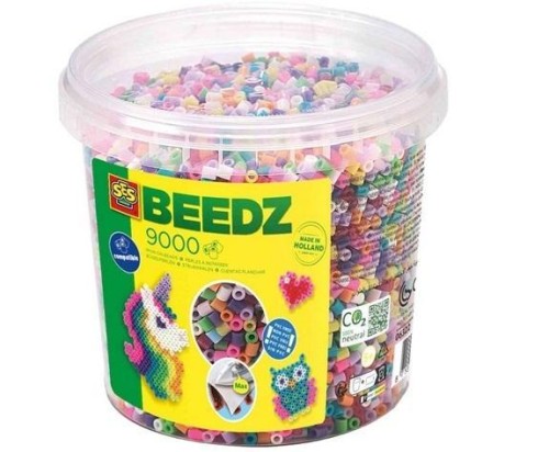 Koraliki prasowanka 9000szt trendy, SES