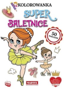 KOLOROWANKA Z NAKLEJKAMI SUPERBALETNICE