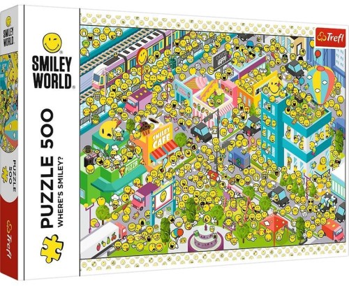 Puzzle 500 Gdzie jest Smiley?, Trefl