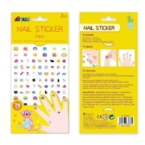 Naklejki na paznokcie - Zwierzęta domowe, Avenir