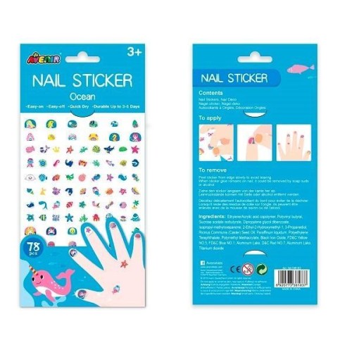 Naklejki na paznokcie - Ocean, Avenir