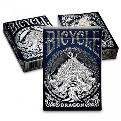 Karty Dragon White Premium BICYCLE, Cartamundi
