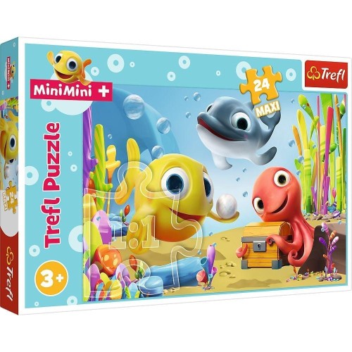 Puzzle 24 Maxi Wesoła Rybka TREFL, Trefl