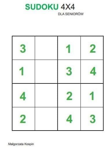 Sudoku 4x4, Czas Seniora