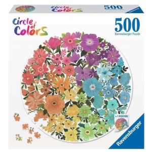 PUZZLE 500 KWIATY, RAVENSBURGER