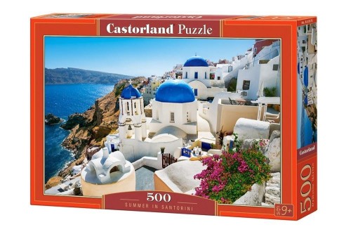 Puzzle 500 Summer in Santorini CASTOR, Castorland