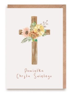 KARTKA OKOLICZNOŚCIOWA, EKO KOPERTA CHRZEST K169