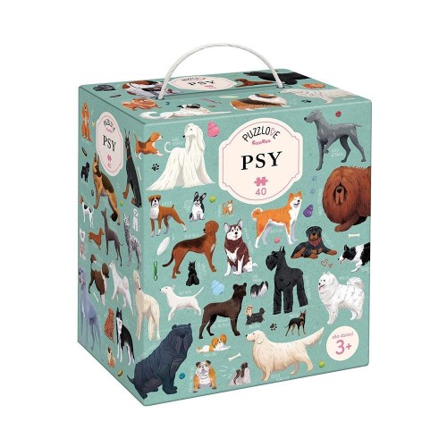 Puzzlove CzuCzu Psy 40el., Bright Junior Media