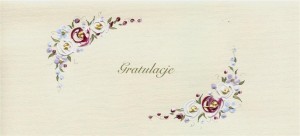 KARNET GRATULACJE DL G07 - KWIATY