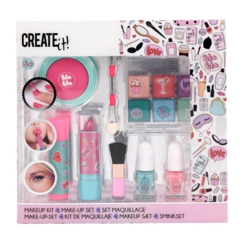 Zestaw Make-up róż, turkus CREATE IT!, Canenco