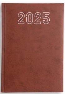KALENDARZ 2025 A5 STANDARD BRĄZOWY