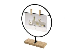 RAMKA NA ZDJĘCIA Z KLAMERKAMI, NA STOJAKU, ADAR