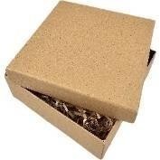 PUDEŁKO PREZENTOWE KRAFT BEŻOWE 15X15X5,5CM