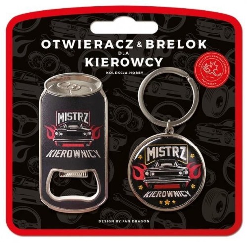 Zestaw brelok + otwieracz dla kierowcy, Pan Dragon