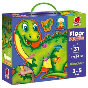 PUZZLE PODŁOGOWE DINOZAURY, ROTER KAFER