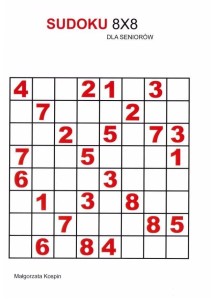 SUDOKU 8X8, CZAS SENIORA