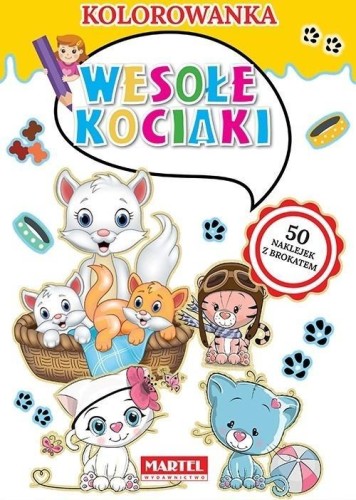 Kolorowanka. Wesołe kociaki, praca zbiorowa