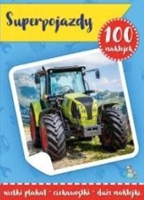 100 NAKLEJEK Z PLAKATEM. SUPER POJAZDY