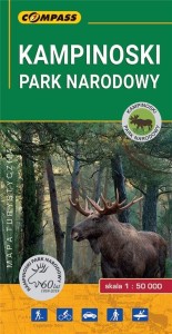 MAPA - KAMPINOSKI PARK NARODOWY 1:50 000