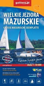 MAPA TUR. - WIELKIE JEZIORA MAZURSKIE 1:50 000
