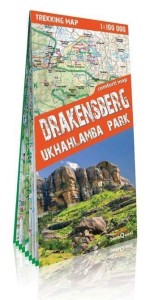 TREKKING MAP GÓRY SMOCZE UKHAHLAMBA PARK 1:100 000