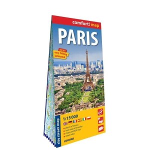 COMFORT!MAP PARIS (PARYŻ) 1:15000 W.2023