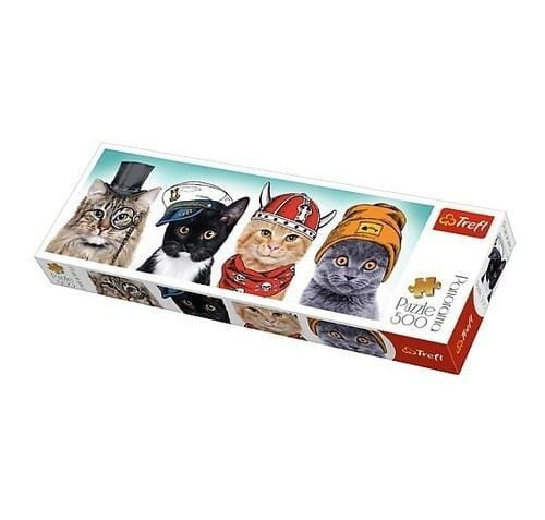 Puzzle 500 Panorama - Puszysta ekipa TREFL, Trefl