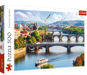PUZZLE 500 PRAGA CZECHY TREFL, TREFL